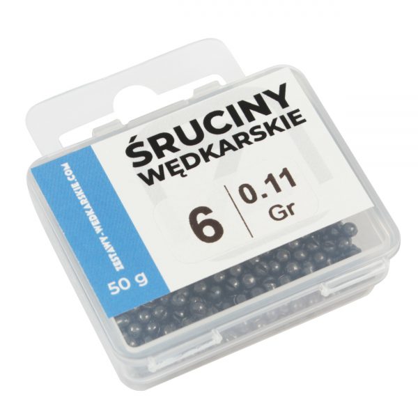 Śruciny ołów 50g | rozmiary 13-11/0